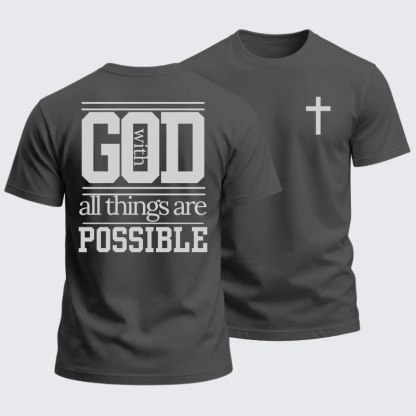 Heavyweight Cotton Tee - Christian Faith