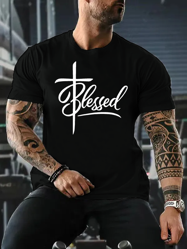 Faith Jesus God Christian Cotton T-Shirt