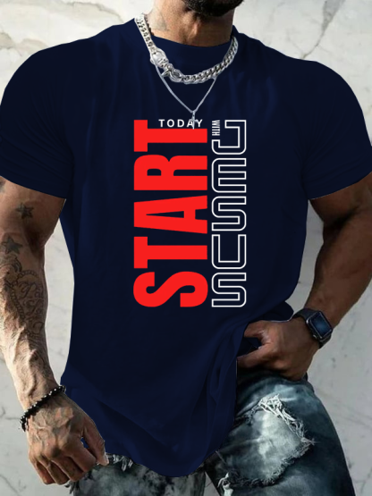 Start Today With Jesus God Christian Cotton T-Shirt