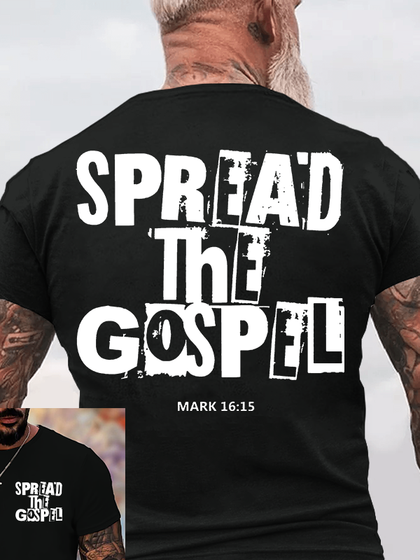 Man Of God Husband Dad Jesus God Christian Cotton T-Shirt