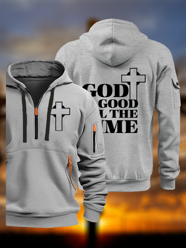 God Is Good Jesus God Christian Zipper Hoodies
