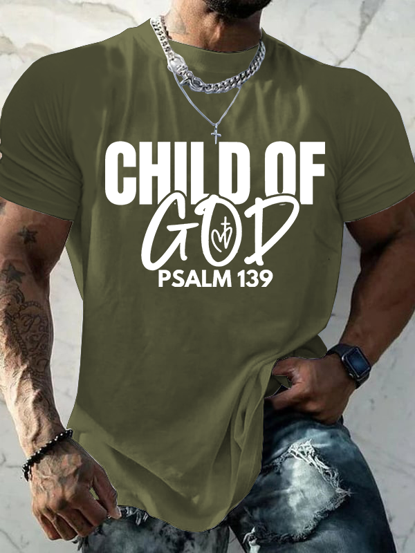Child Of God Jesus God Christian Cotton T-Shirt