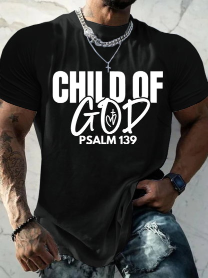 Child Of God Jesus God Christian Cotton T-Shirt
