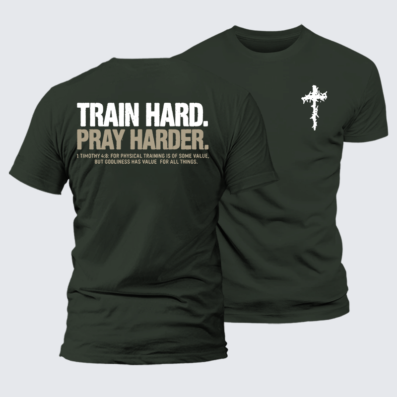 Faith Jesus God Christian Premium Mercerized Cotton Tee