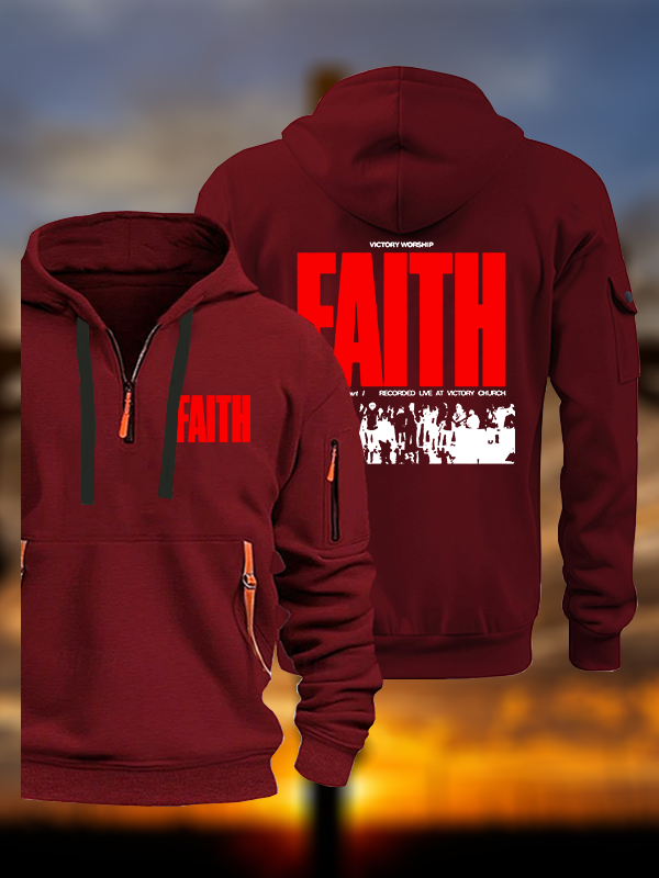 Faith Jesus God Christian Zipper Hoodies