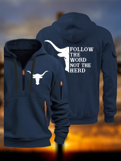 Follow The Word Jesus God Christian Zipper Hoodies