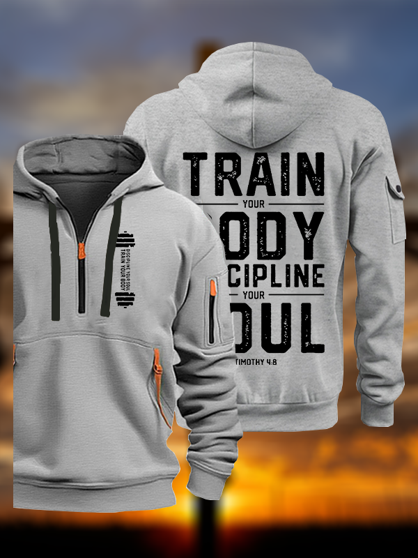 Train Your Body Jesus God Christian Zipper Hoodies
