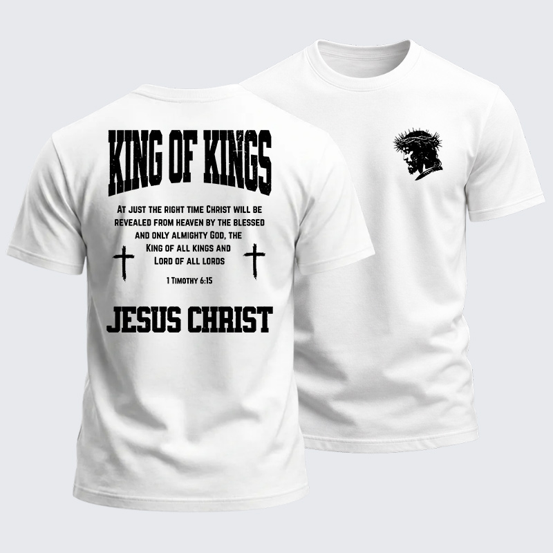 Heavyweight Cotton Tee - Jesus Is King