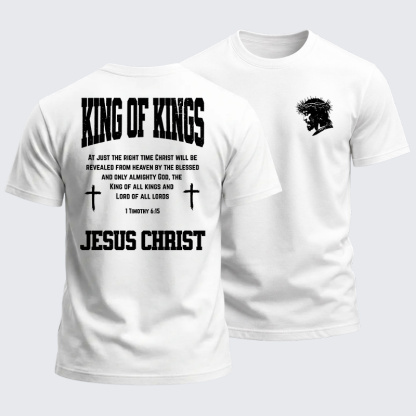 Heavyweight Cotton Tee - Jesus Is King