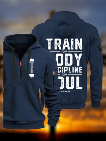 Train Your Body Jesus God Christian Zipper Hoodies
