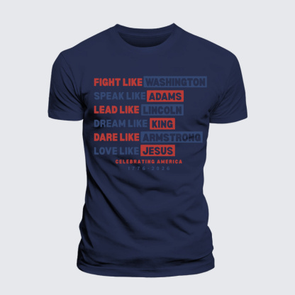 Love Like Jesus God Christian Premium Mercerized Cotton Tee