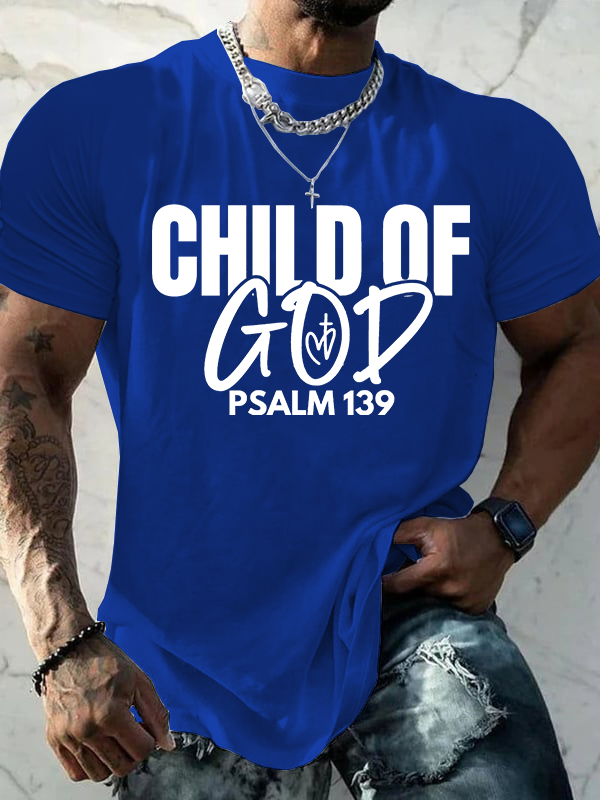 Child Of God Jesus God Christian Cotton T-Shirt