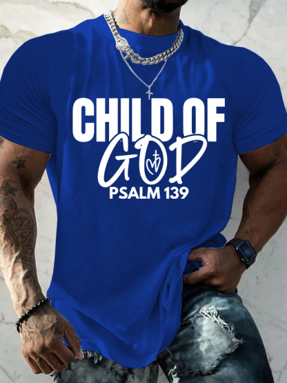 Child Of God Jesus God Christian Cotton T-Shirt