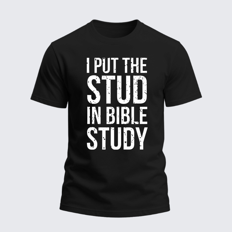 Man Of God Husband Dad Jesus God Christian Cotton T-Shirt