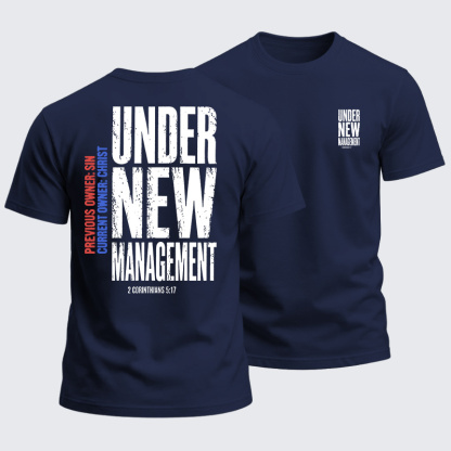 Heavyweight Cotton Tee - Under New Management