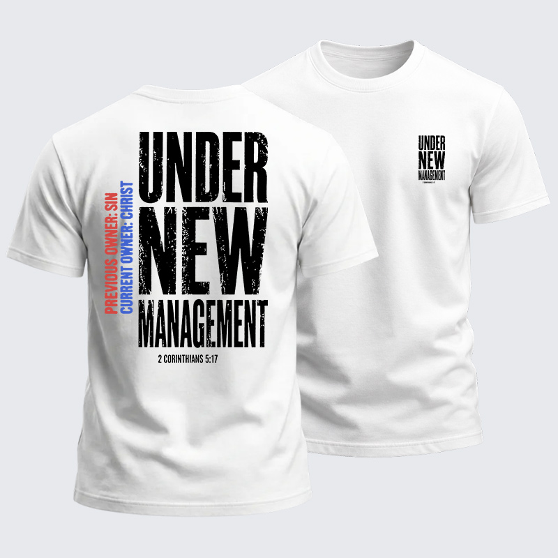 Heavyweight Cotton Tee - Under New Management