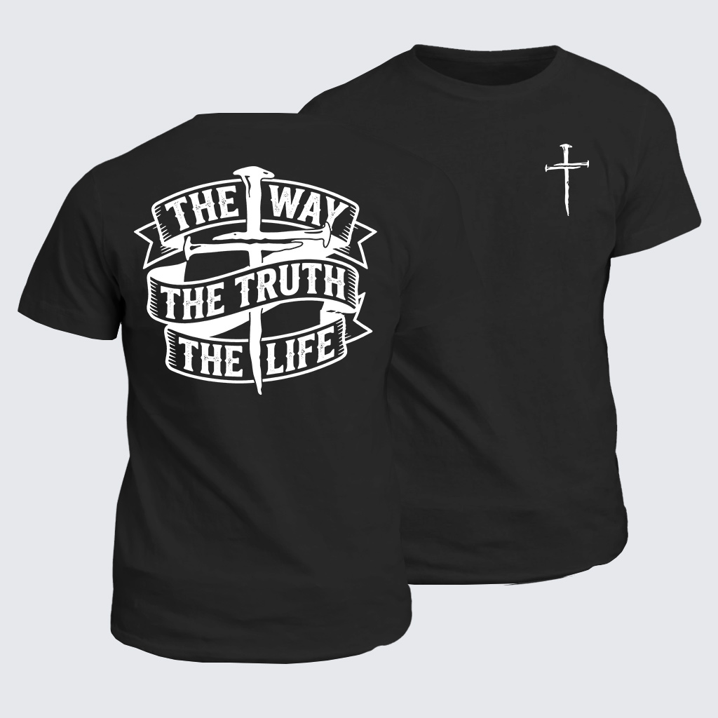 Man Of God Husband Dad Jesus God Christian Cotton T-Shirt