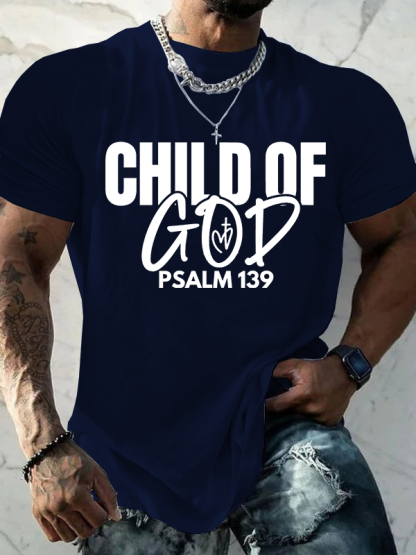 Child Of God Jesus God Christian Cotton T-Shirt