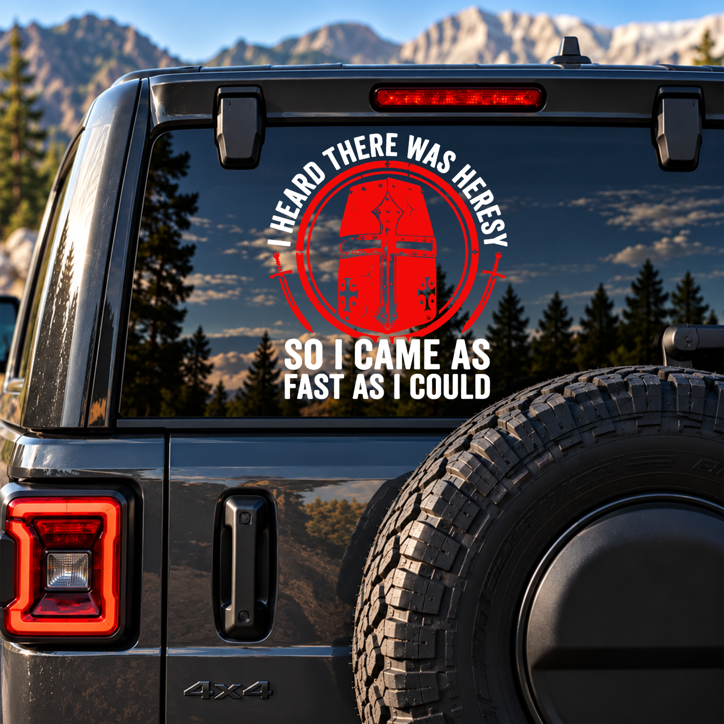 Car & Truck Vinyl Decals - Christ Is King