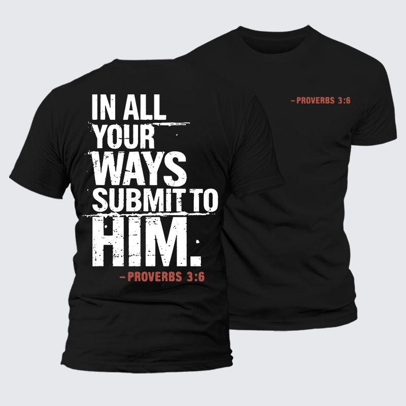 Man Of God Husband Dad Jesus God Christian Cotton T-Shirt