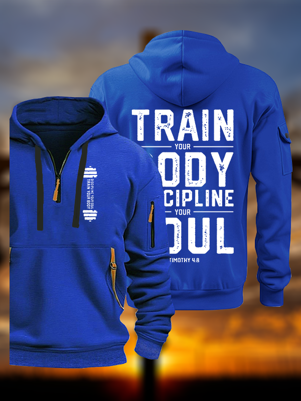 Train Your Body Jesus God Christian Zipper Hoodies