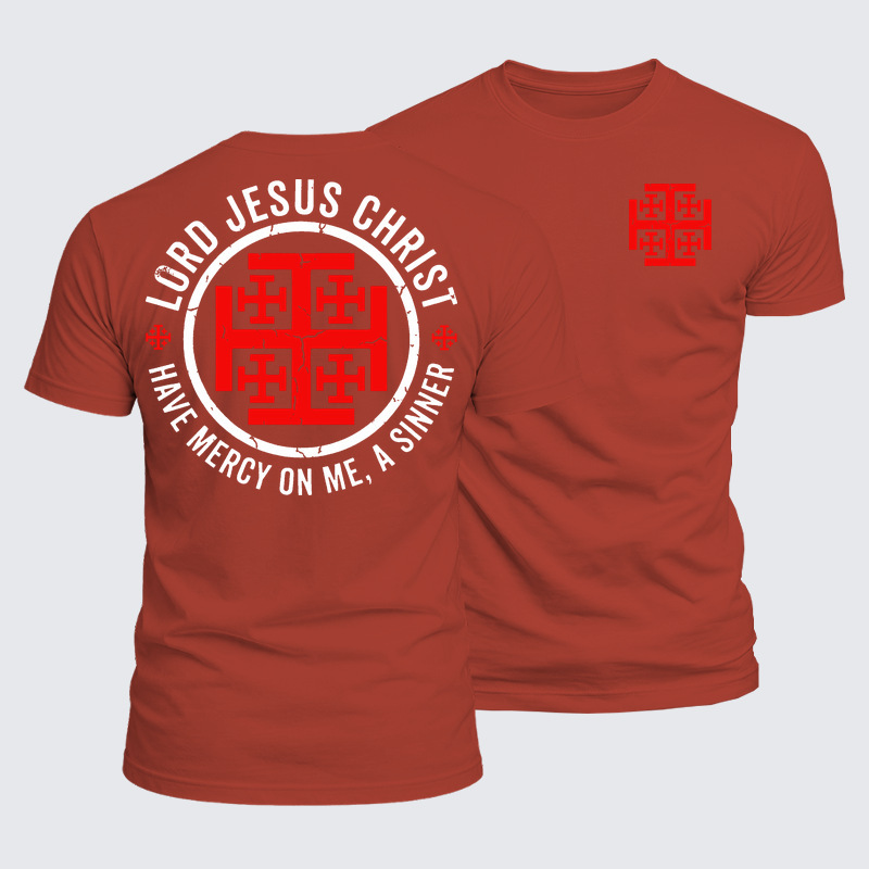 [Copy]Luxe Mercerized Cotton Tee - Lord Jesus Christ, Have Mercy On Me, A Sinner