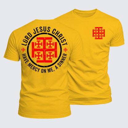 [Copy]Luxe Mercerized Cotton Tee - Lord Jesus Christ, Have Mercy On Me, A Sinner