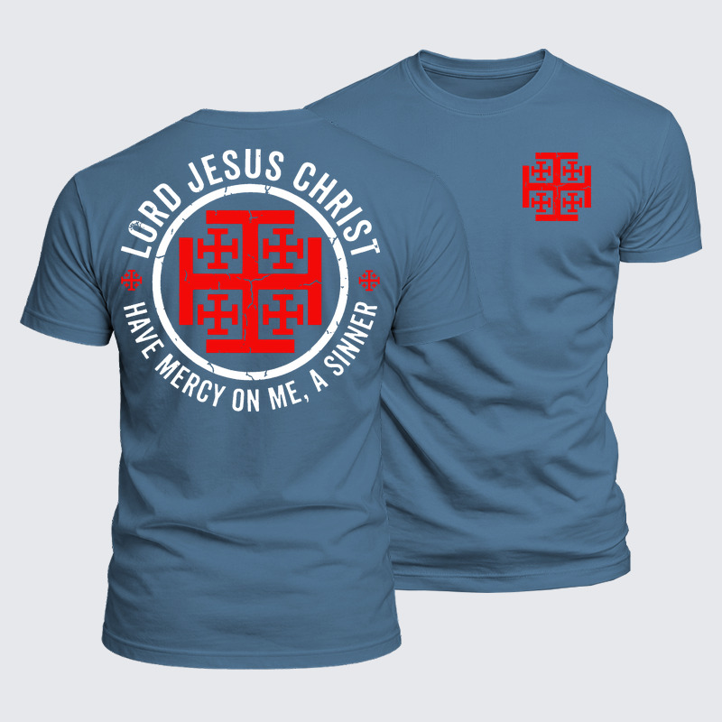 [Copy]Luxe Mercerized Cotton Tee - Lord Jesus Christ, Have Mercy On Me, A Sinner