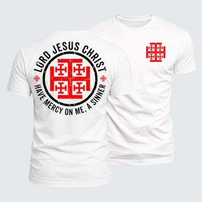 [Copy]Luxe Mercerized Cotton Tee - Lord Jesus Christ, Have Mercy On Me, A Sinner
