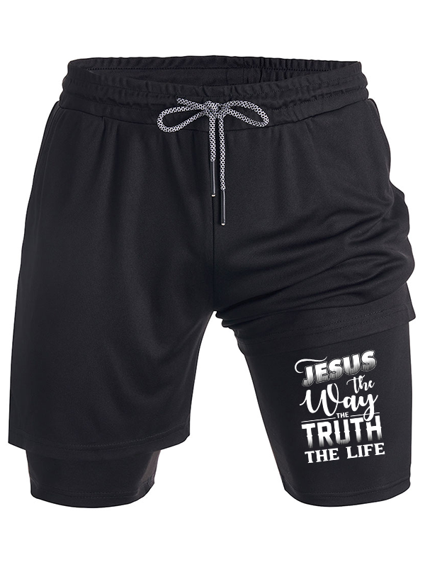 Jesus The Way The Truth The Life Christian Performance Shorts