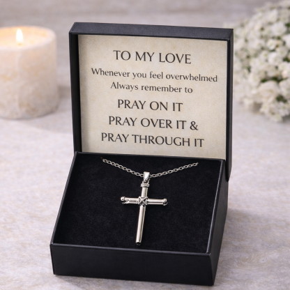 Christian Simple Cross Nail Necklace Pendant