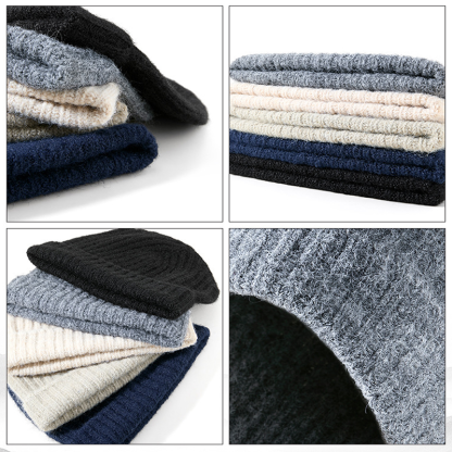 Thick Wool Blend Ear-Cover Beanie