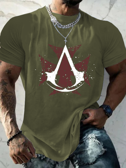 Cross Crew Neck Christian Cotton T-Shirt