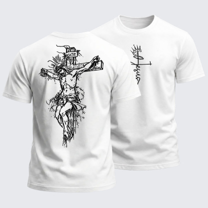 Heavyweight Cotton Tee - Jesus Christ