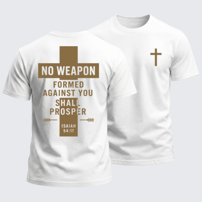 Heavyweight Cotton Tee - Isaiah 54:17