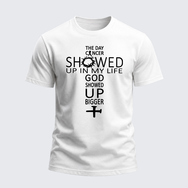 Heavyweight Cotton Tee - The Day Cancer Appeared in My Life