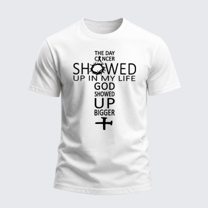 Heavyweight Cotton Tee - The Day Cancer Appeared in My Life
