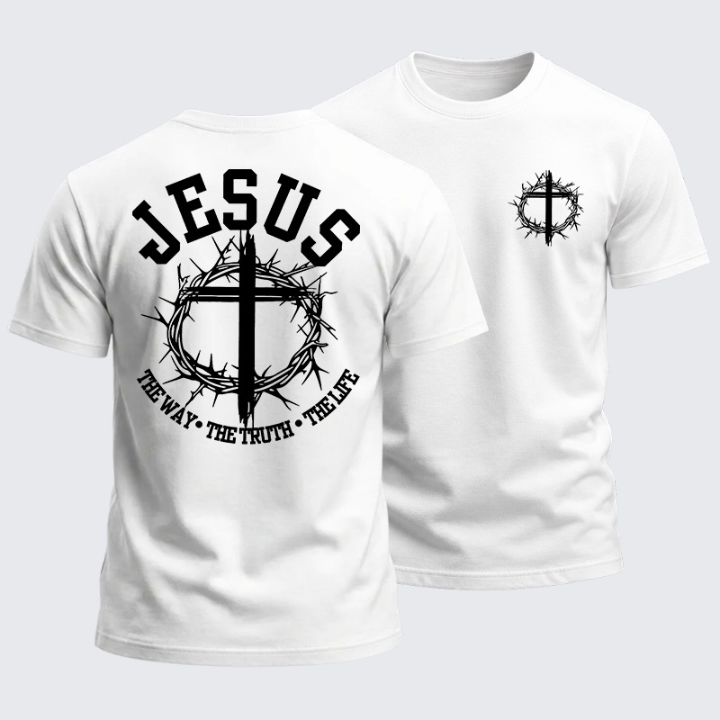 Heavyweight Cotton Tee - The Way The Truth The Life
