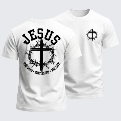 Heavyweight Cotton Tee - The Way The Truth The Life