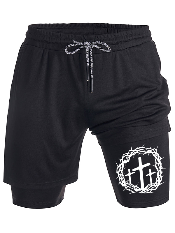 Christian Cross Christian Performance Shorts