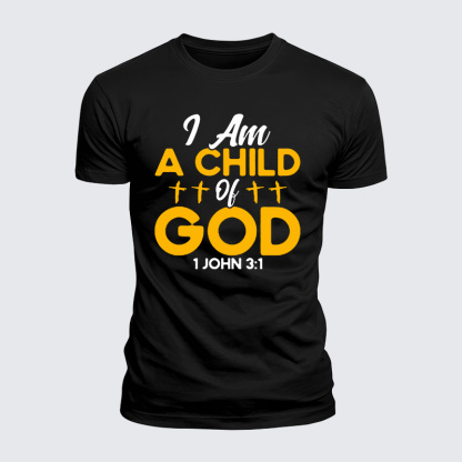 Child Of God Jesus God Christian  – Luxe Mercerized Interlock Cotton Tee