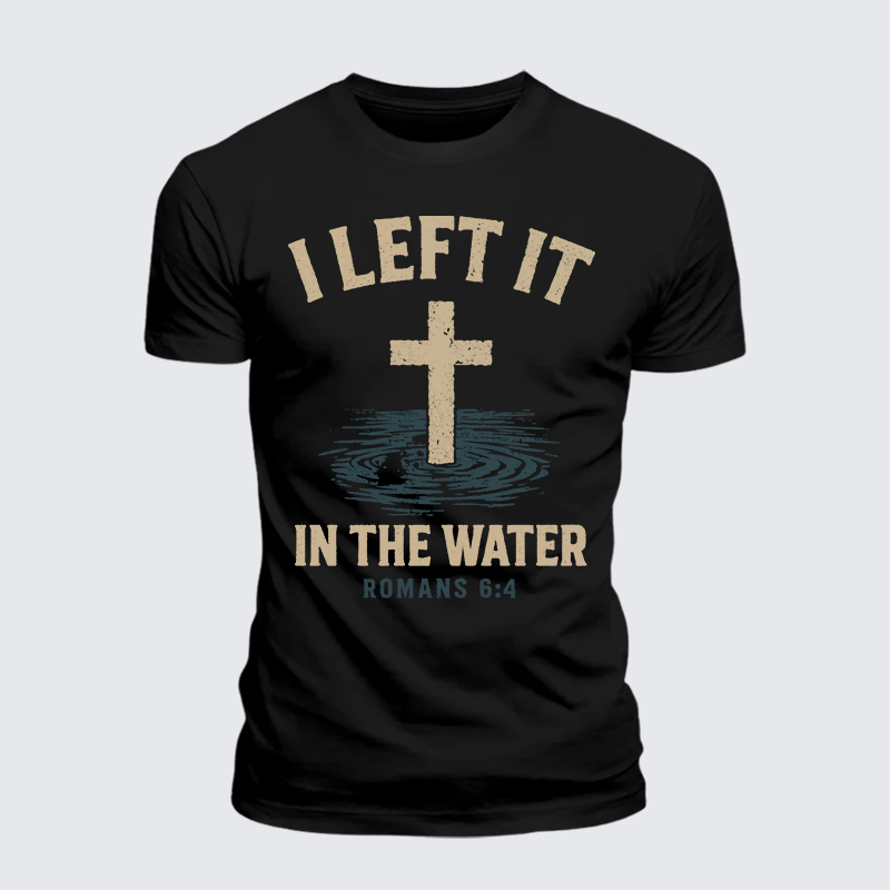 Man Of God Husband Dad Jesus God Christian Cotton T-Shirt