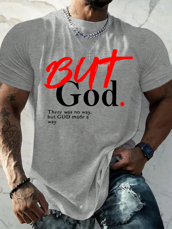 But God Jesus God Christian Cotton T-Shirt