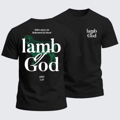 Heavyweight Cotton Tee - Lamb Of God