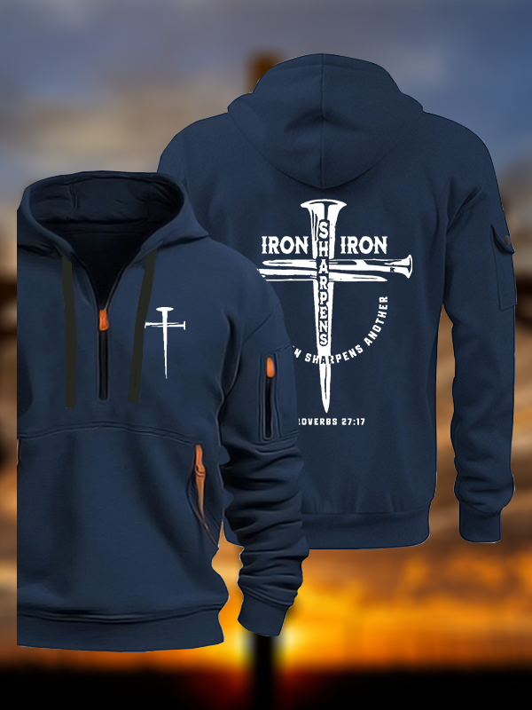 Iron Jesus God Christian Zipper Hoodies