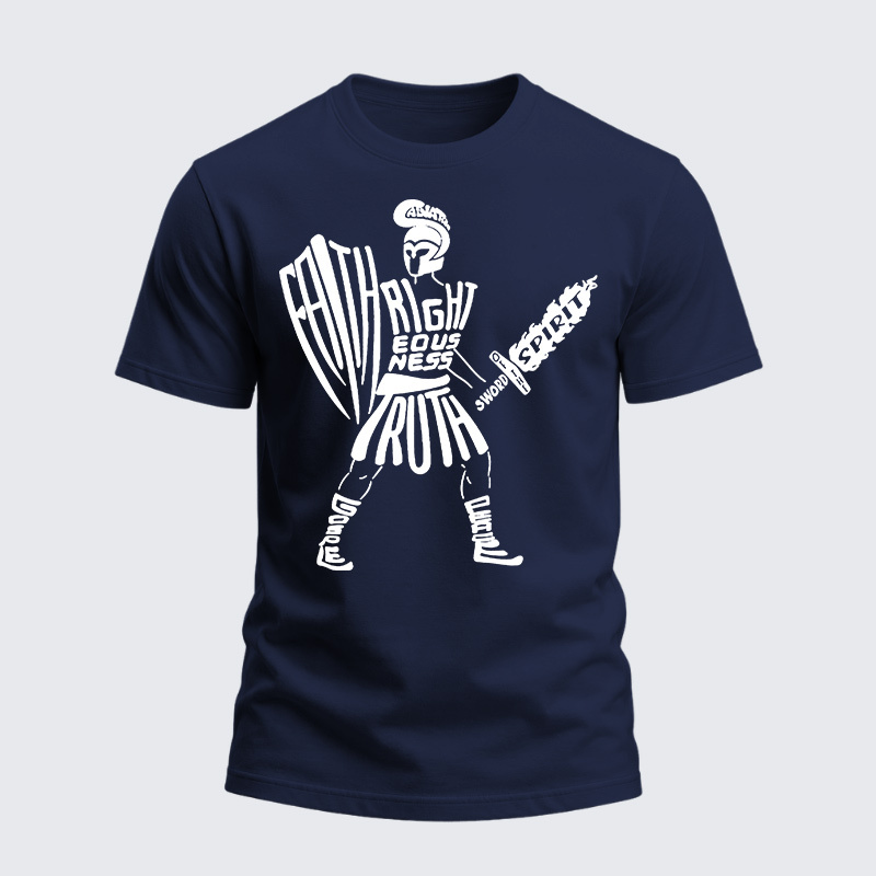Heavyweight Cotton Tee - Put on The Full Armor of God