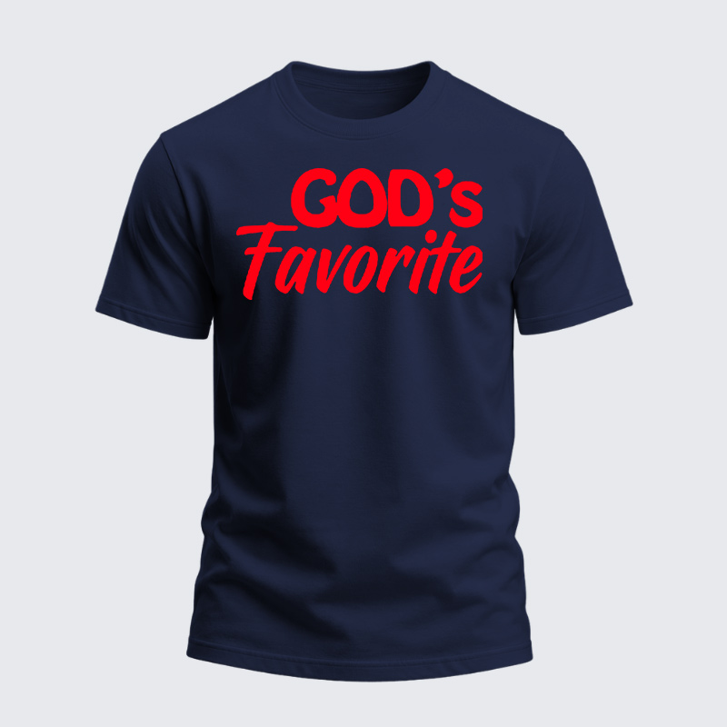 Heavyweight Cotton Tee - God's Favorite