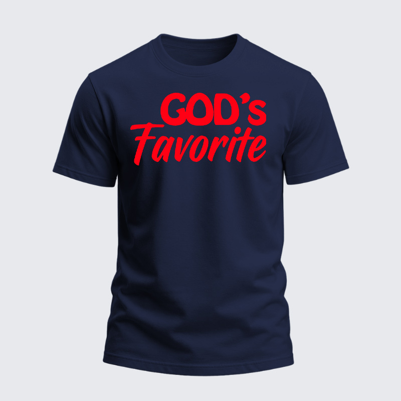 Heavyweight Cotton Tee - God's Favorite