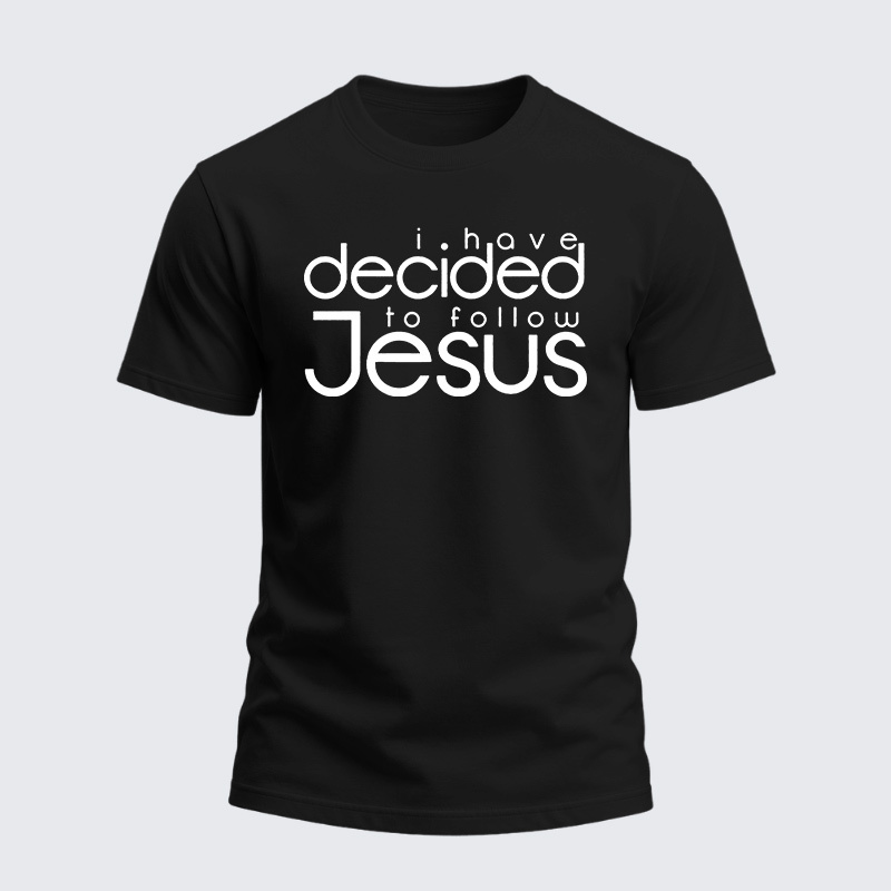 Man Of God Husband Dad Jesus God Christian Cotton T-Shirt