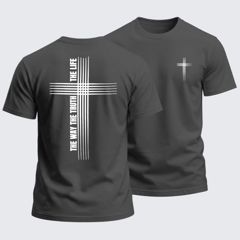 Heavyweight Cotton Tee - The Way The Truth The Life